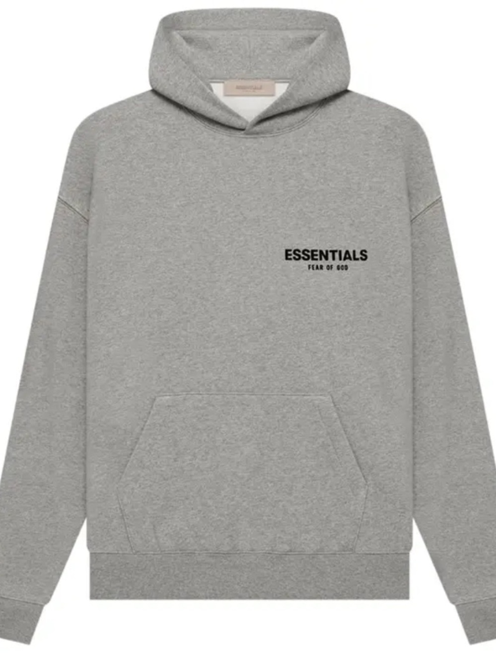 Essentials Fear of God Gray Pullover Hoodie